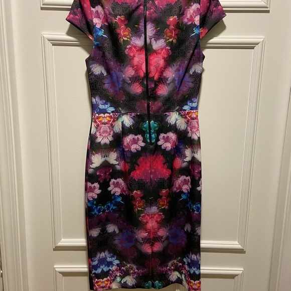 Betsey Johnson sheath floral midi dress - Picture 3 of 4
